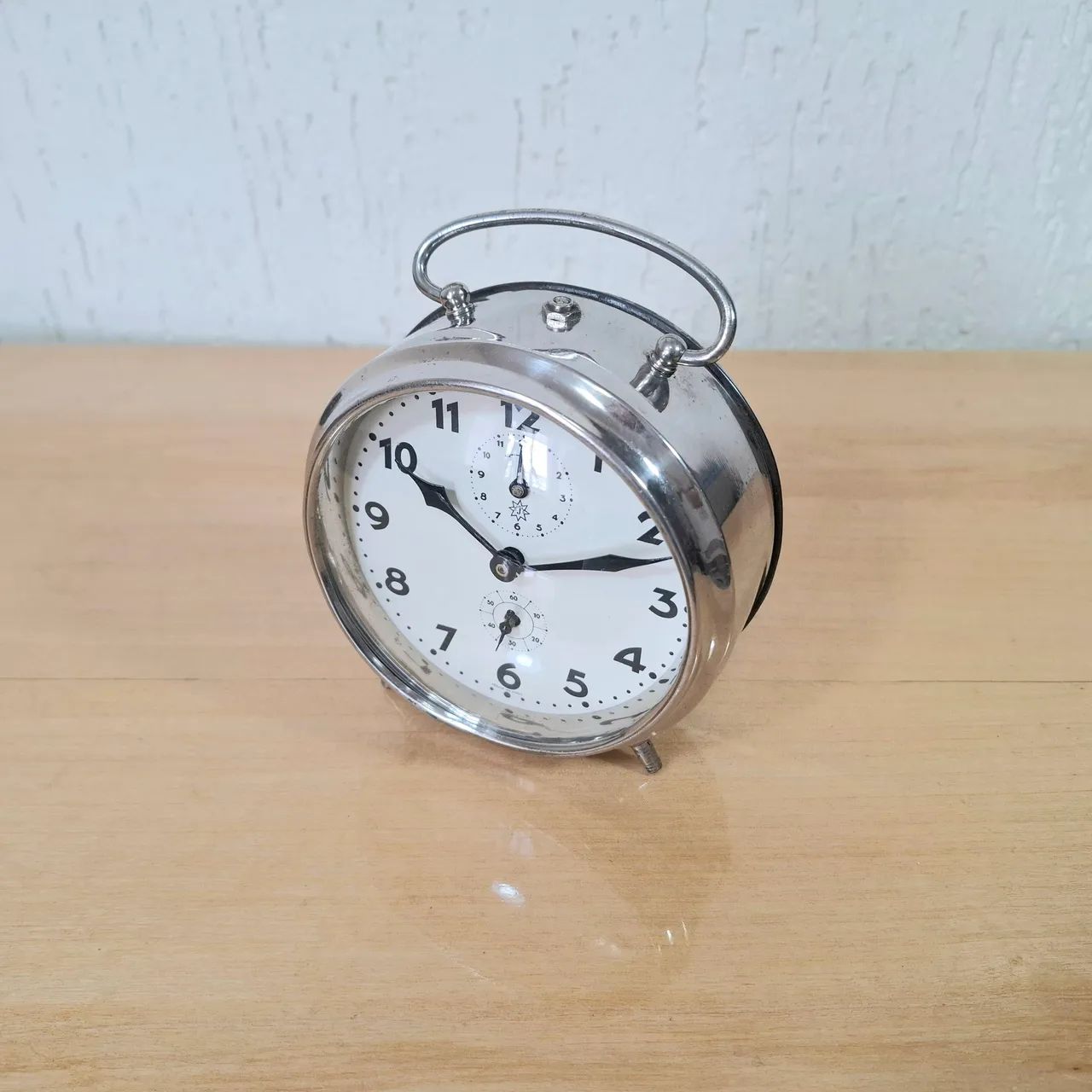 Relógio despertador Junghans anos 40 mede in Italy funcionando. - Foto 6