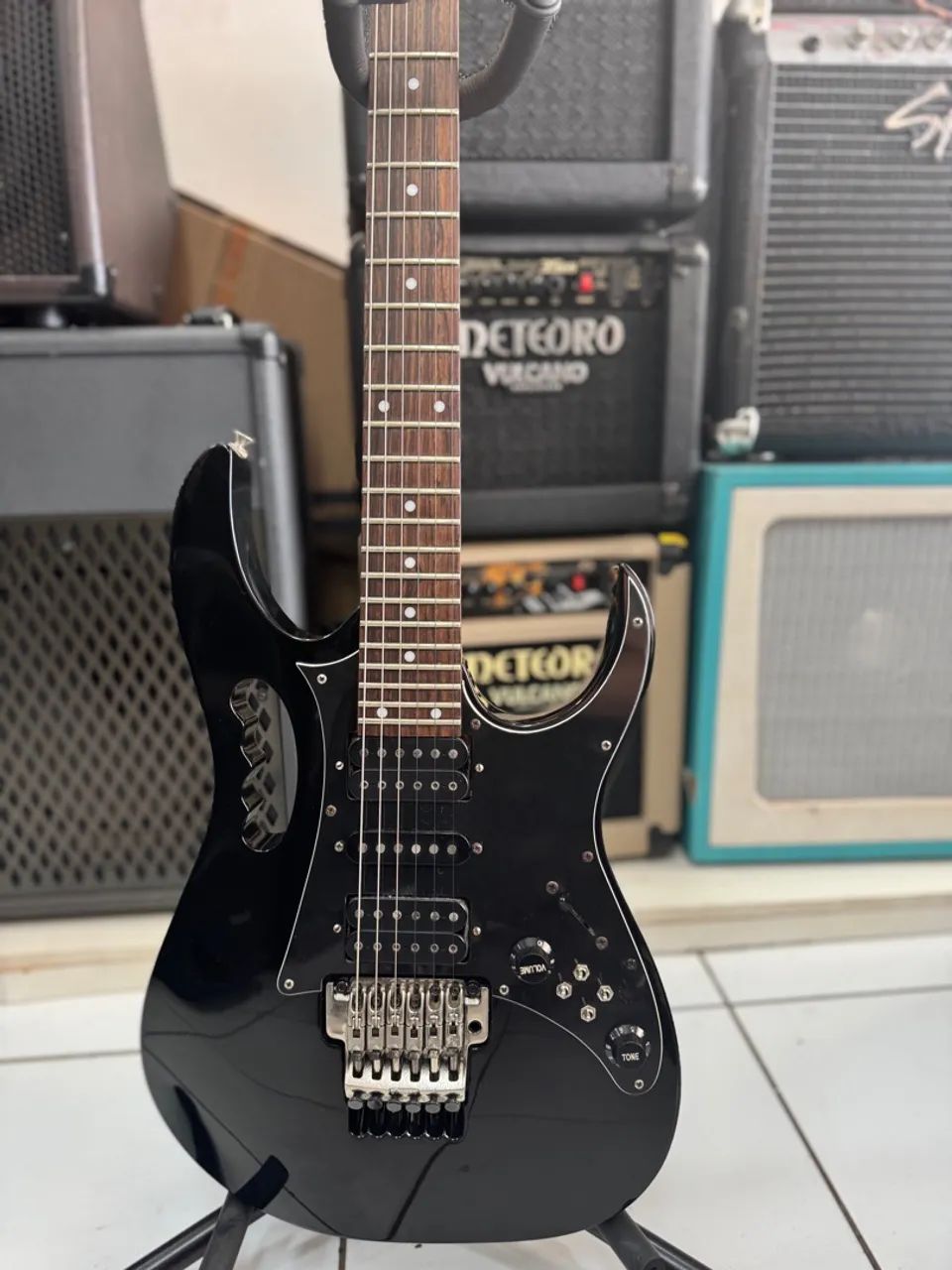 Guitarra Ibanez Jem Jr Ibanez c captação Seymor Ducan - Foto 3
