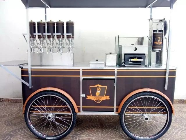 Carrinho de pipoca e muitos outros açaí, churrasco fábrica idealmaq - Foto 2