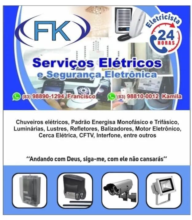 Eletricista Profissional (24horas URGÊNCIA)