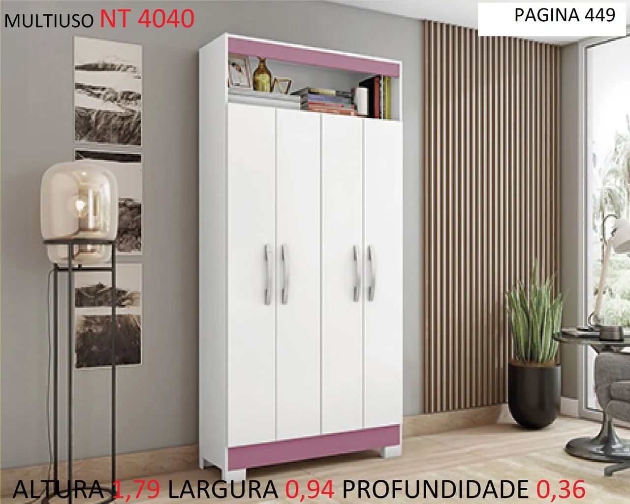 Guarda-Roupa Multiuso NT 4040 - Elegância e Organização