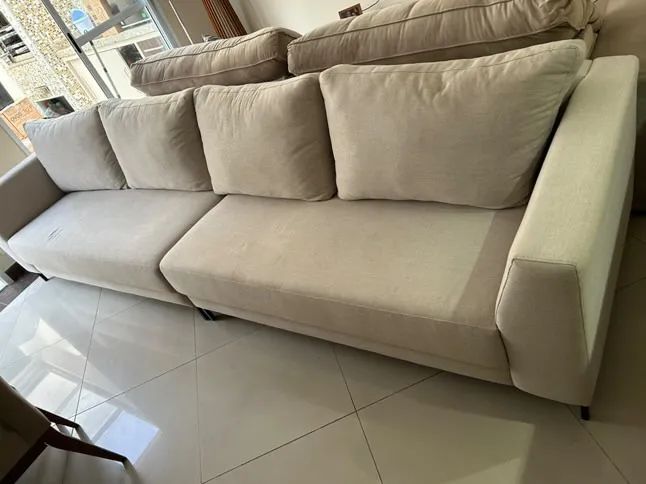 Conjunto Sofá + 2 Poltronas em linho premium de alto padrão - Foto 5