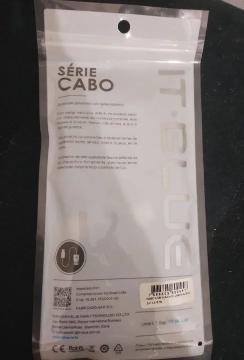 Cabo USB Macho 2 Metros - Foto 3