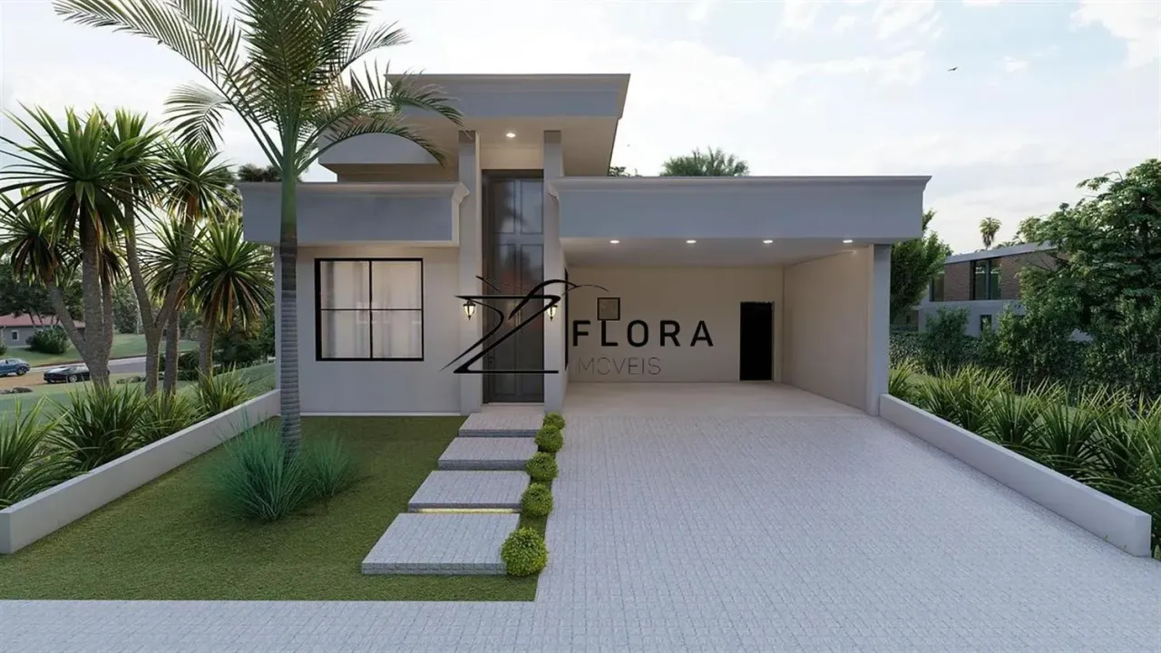 Condomínio fechado em Paulínia. Entrega - fevereiro - 2025 Casa térrea com 3 suítes, sala