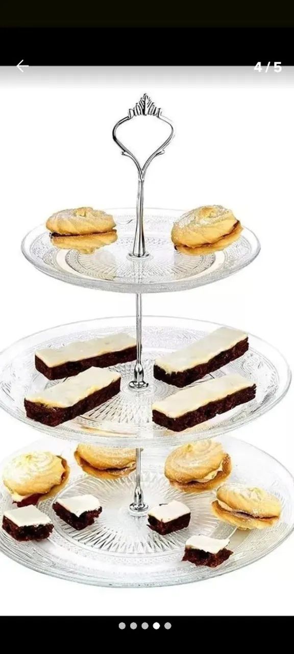 2x kit Aste suporte gancho provençal para prato festa 