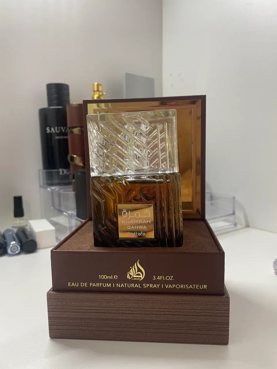 Perfume Lataffa Khamrah Qawha 100ml (Apenas testado)