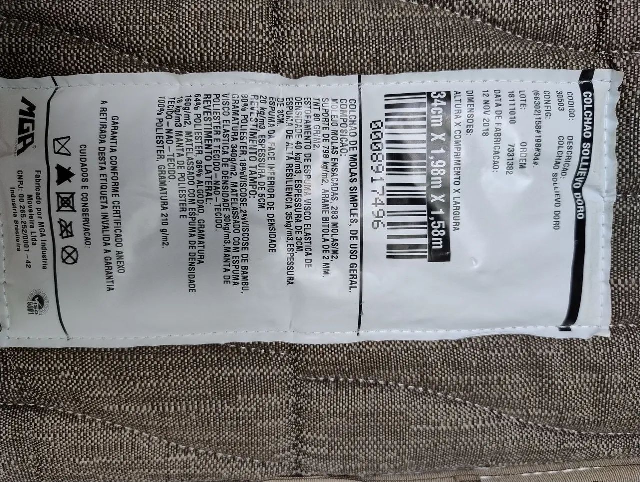 Colchão Quenn Sollievo D'oro - Foto 6