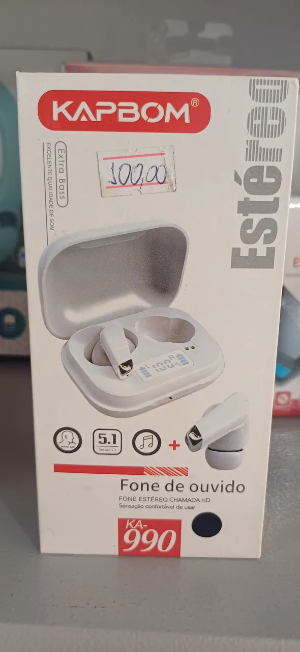 Fone de Ouvido Bluetooth KA-990 - Kapbom