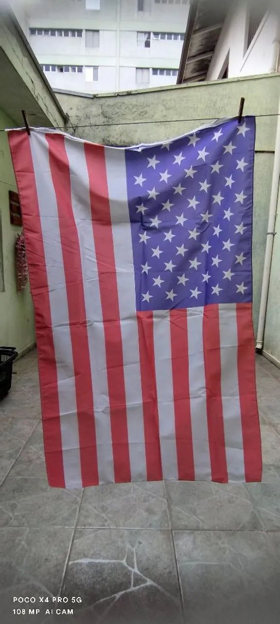 Kit 3 Bandeiras: USA-BRASIL-UK