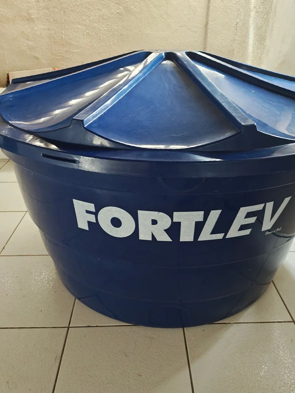 Caixa d'água FORTLEV 1000L - Azul - Foto 2