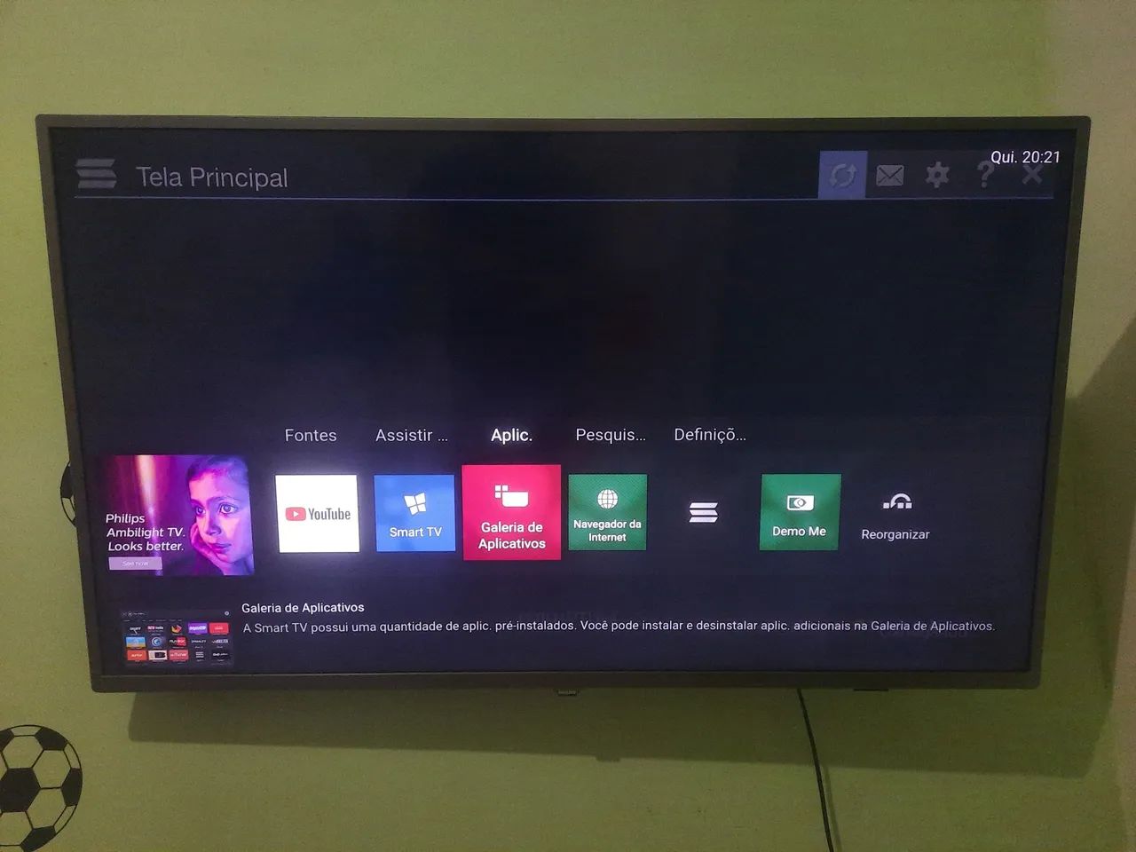 TV Philips Smart 50 polegadas