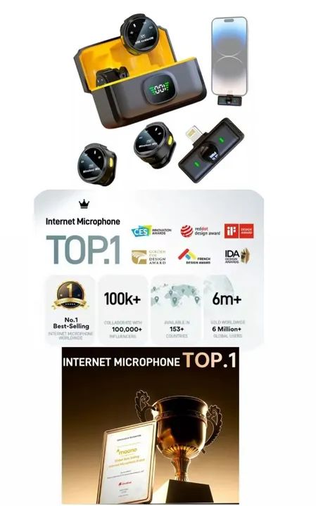 Microfone de Lapela Xiaomi Profissional Original - Foto 5