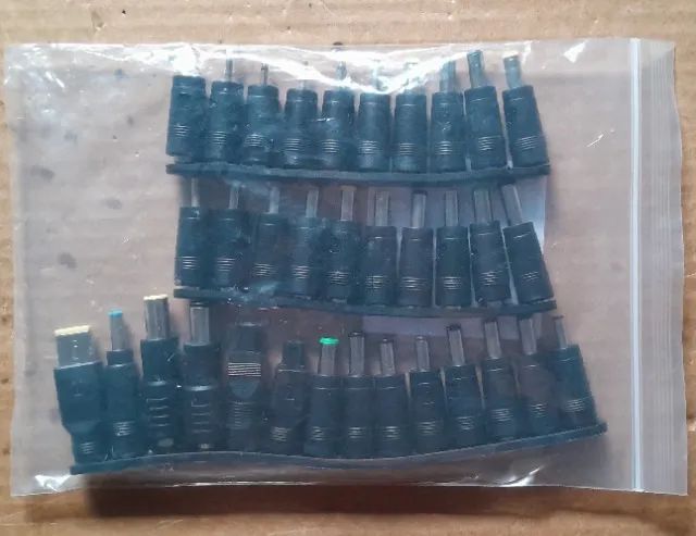 Conectores DC Universais Plug Adaptador Sem Fonte De Alimentação, 34Peças - Foto 6