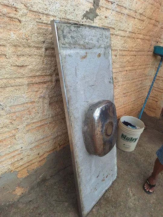 Pia de cozinha em aço inox - Foto 4