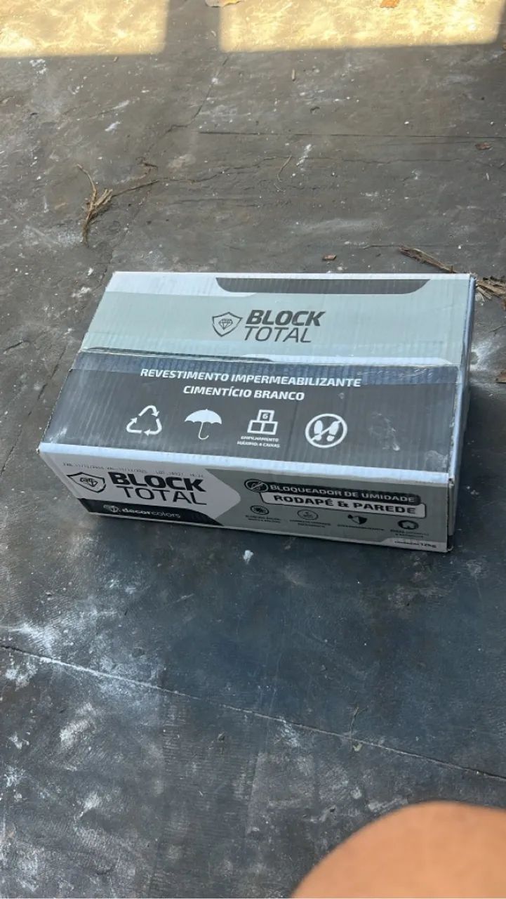 Bloco Total Impermeabilizante Cimentício Branco