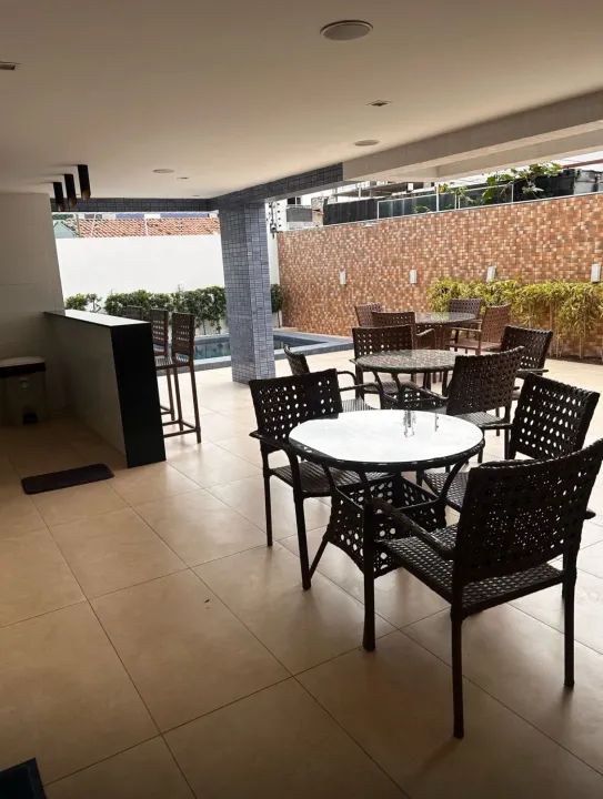 apartamento bessa  2 quartos piscina todo projetado em frente ao parque paraiba - Foto 5