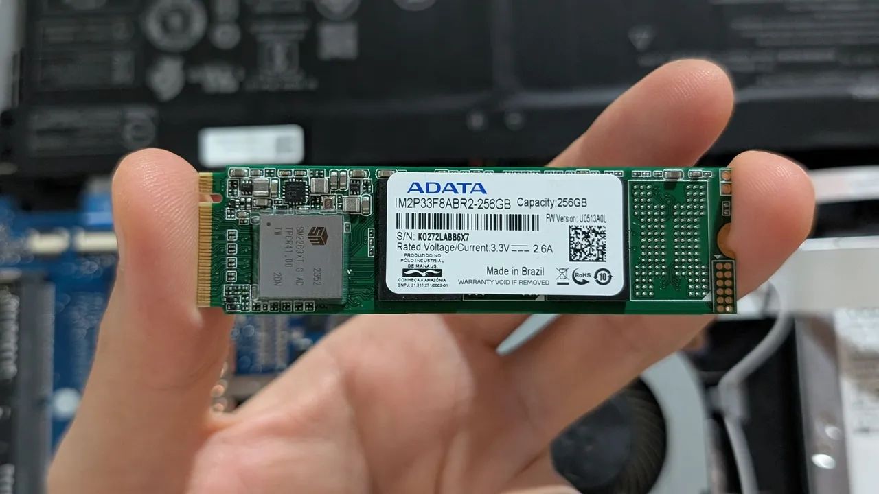 SSD nvme 256GB ADATA64396505630593120