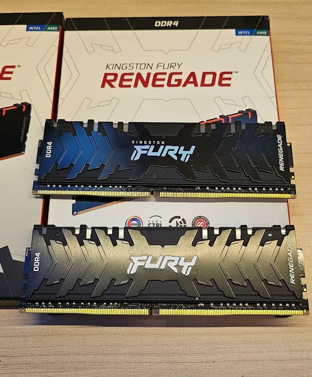 Memória Kingston Fury Renegade DDR4 16GB (2x8GB) 3600MHz CL 16 RGB - Foto 2