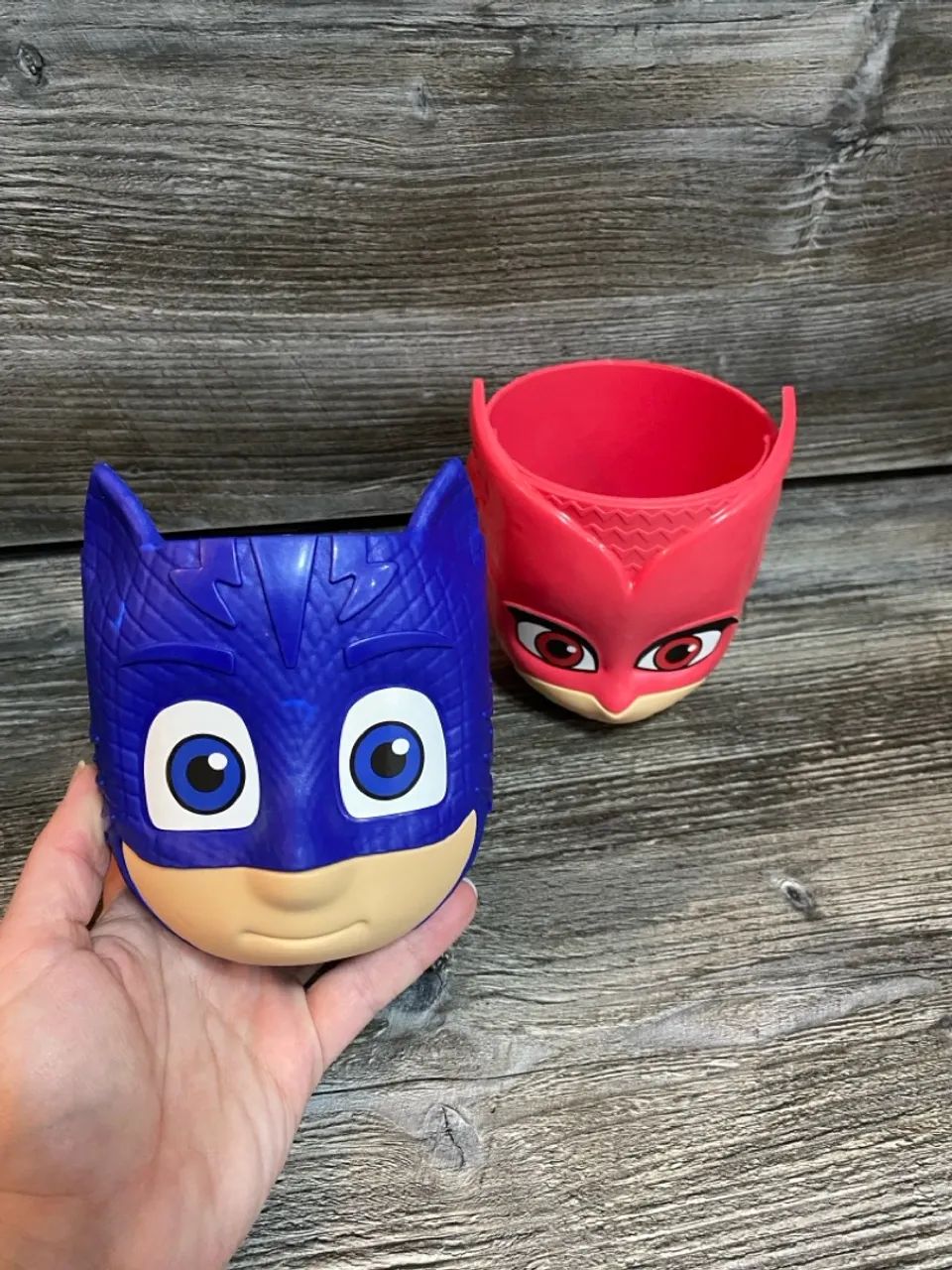 Baldinho de Pipoca PJ Masks, Menino Gato e Corujita - Foto 2