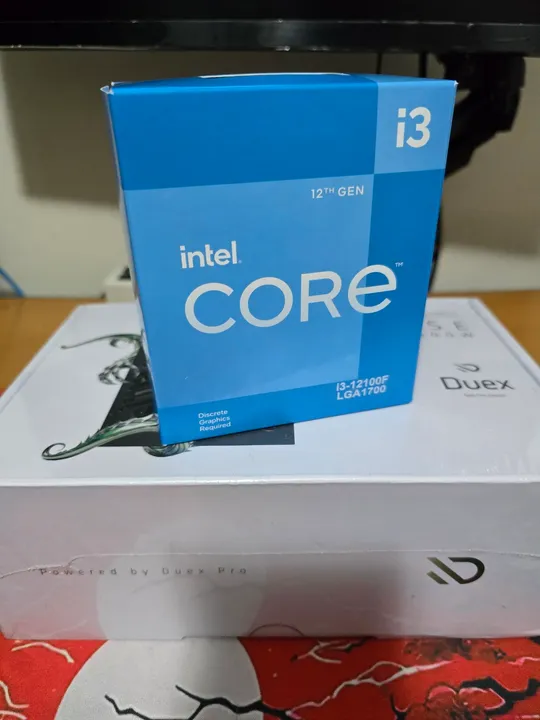 Processador Intel Core i3-12100F, 4-Core, 8-Threads, 3.3GHz ( 4.3GHz Turbo)
