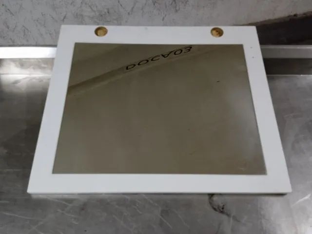 Espelho c/ moldura em MDF / Vidro Branco 2 cm x 54 cm x 45 cm