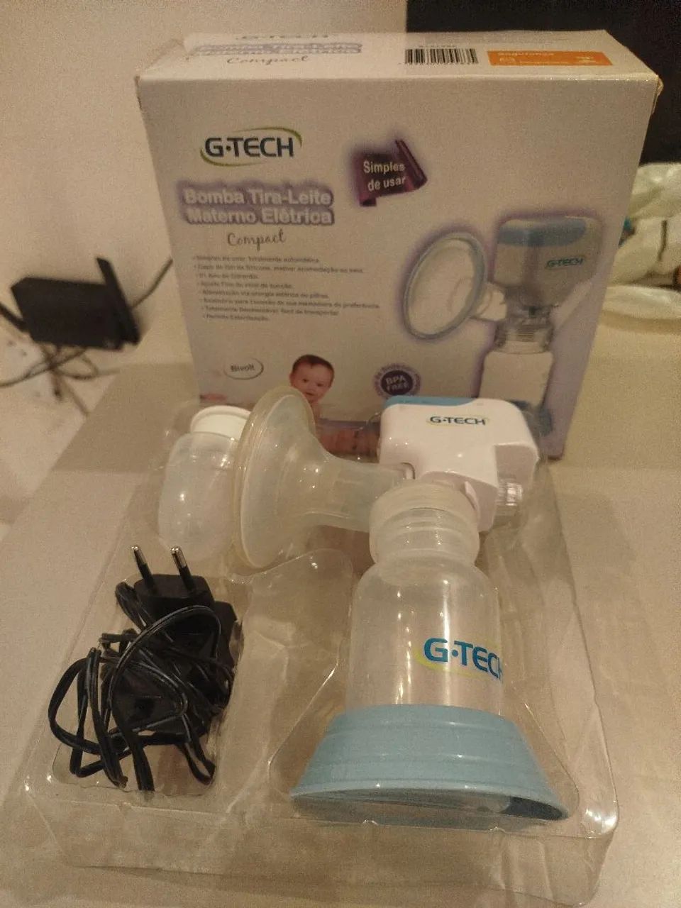 Bomba Tira-Leite Materno Elétrica G-Tech - Compact - Foto 4
