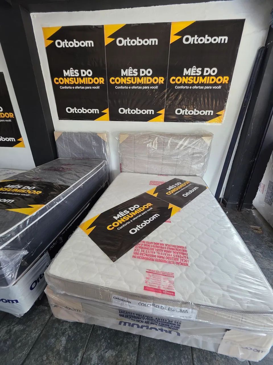 Colchão D65 Casal + Base Casal R$ 1.549,00  - Foto 5