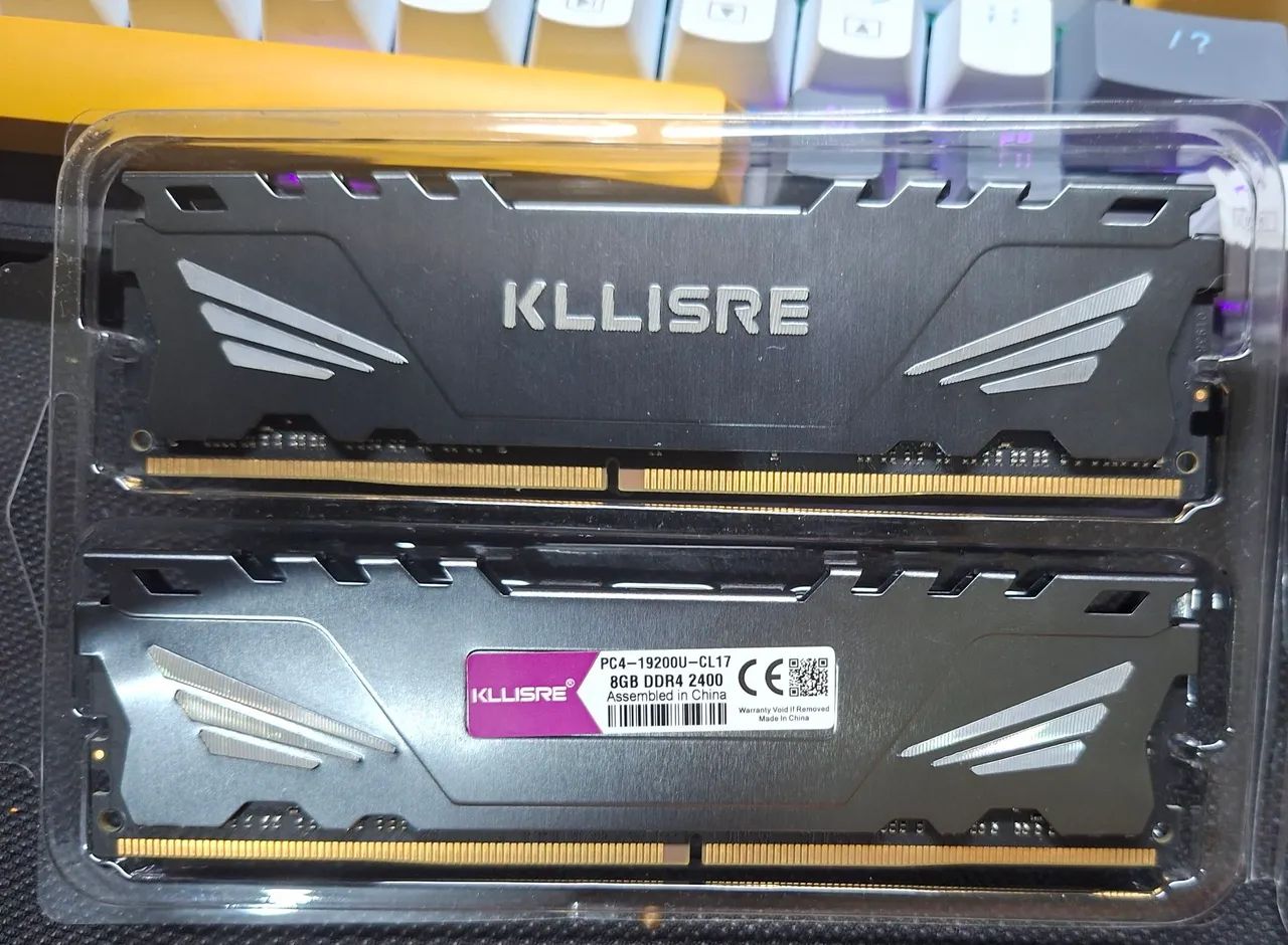 Memória RAM KLLISRE DDR4 de 16GB (2x8)e 2400MHz - Foto 2