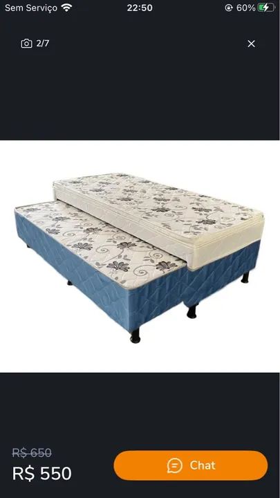 Cama de solteiro com Cama Auxiliar - Foto 4