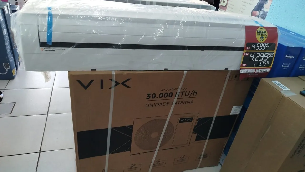 Ar Condicionado VIX 30.000 BTUs - Mega Oferta!