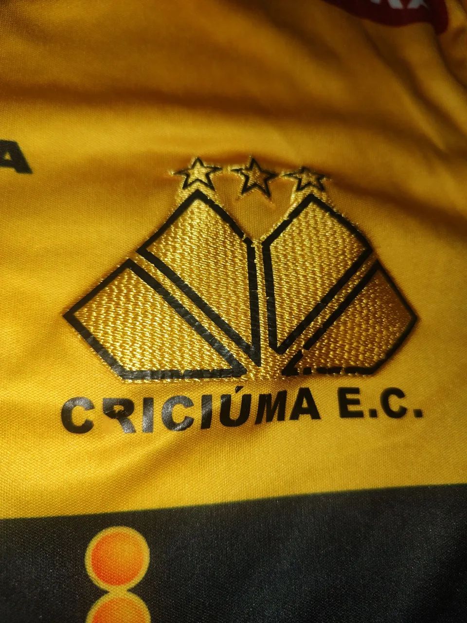 Camisa de Futebol infantil, tamanho P, do Criciúma Esporte Clube 