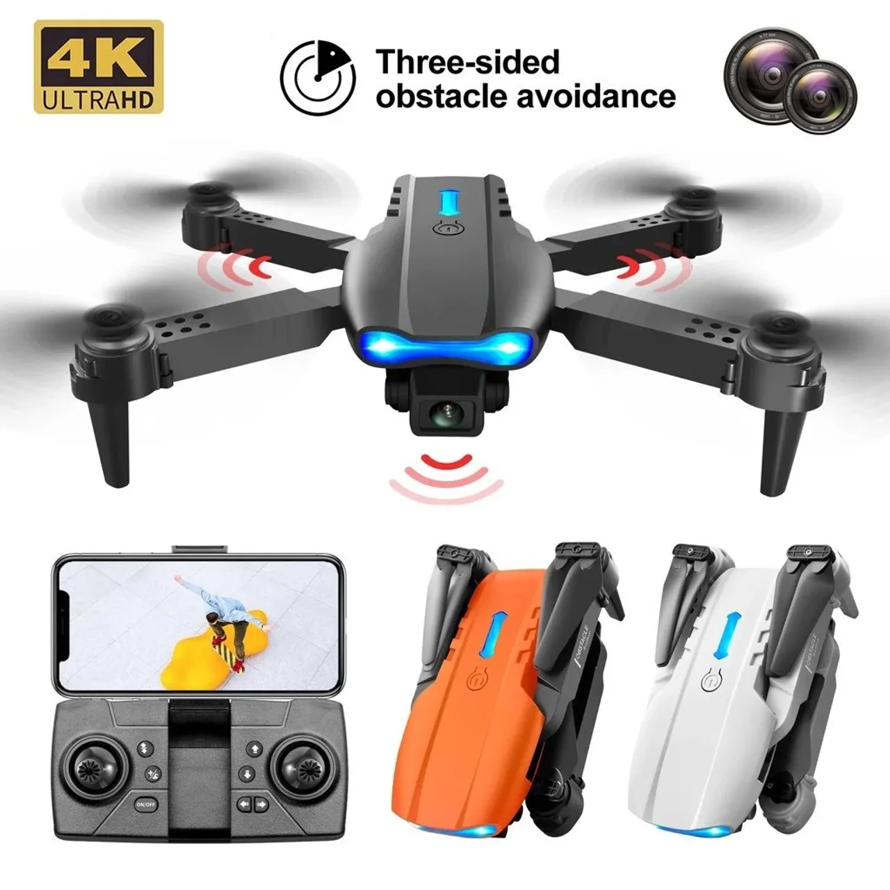 Super drone aviador wifi com camera 4K