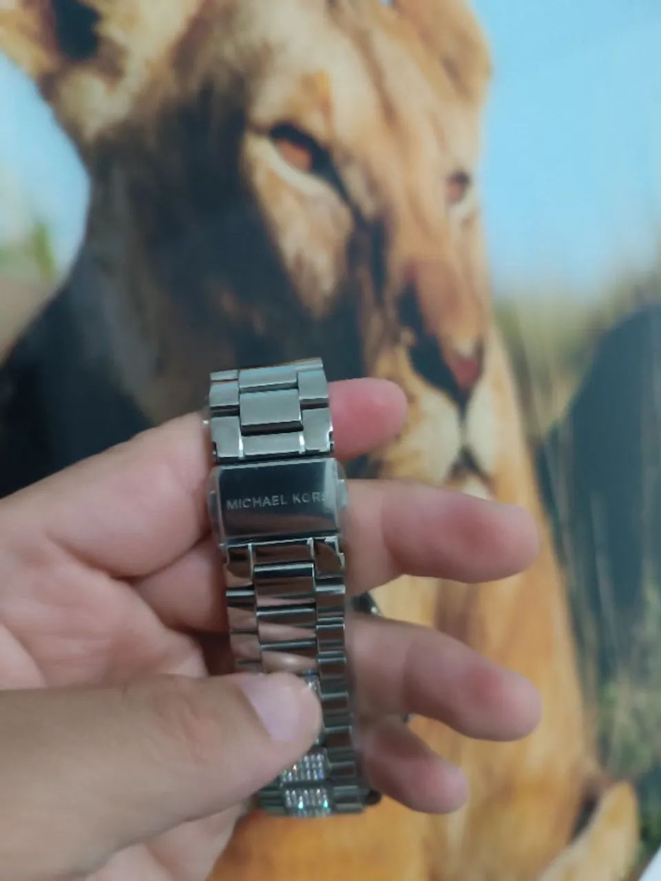 Relógio MICHAEL KORS MK PRATA CRAVEJADO  - Foto 5