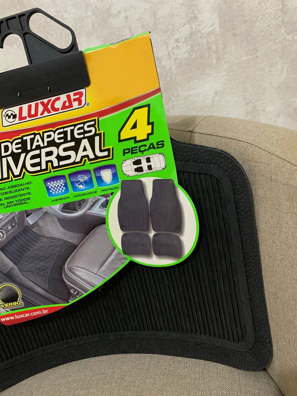 (NOVO!!!) Jogo de Tapete Universal Para Carro (02 Peças) - Foto 2