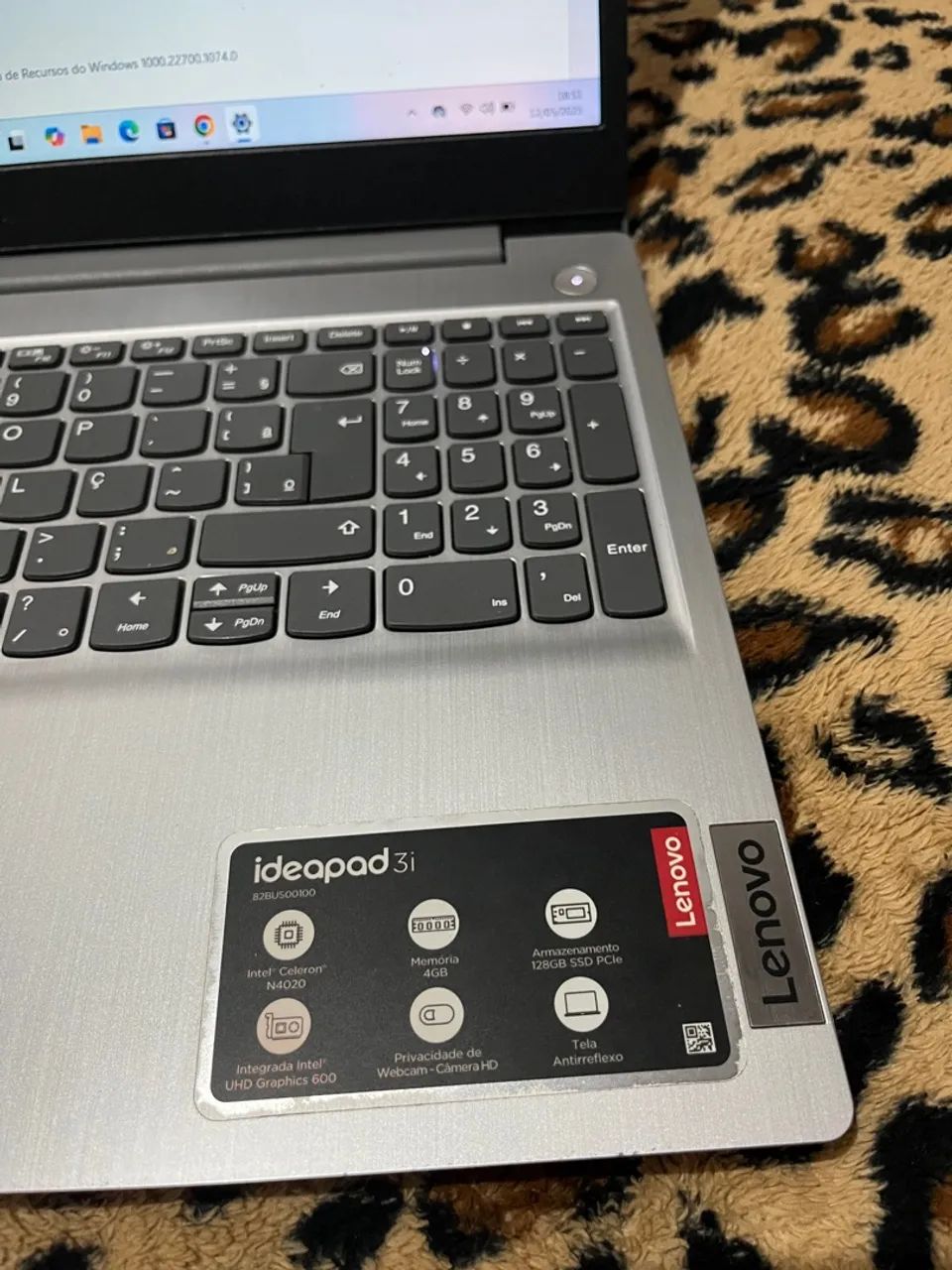 Notebook Lenovo Ideapad 3i - 4GB RAM - 128GB SSD