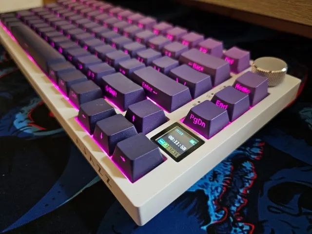 Kit 130 Teclas Gradiente Roxo com impressão lateral p/ Teclado Mecânico (keycaps) - Foto 4