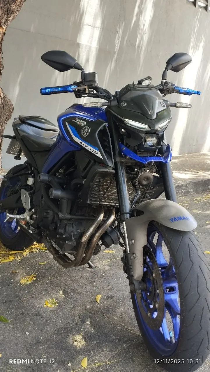 YAMAHA MT 03 2021 - FINANCIADA 
