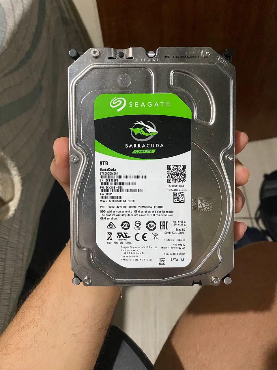 使用時間13067h Seagate Barracuda 8TB(4) 使用時間13067h Seagate