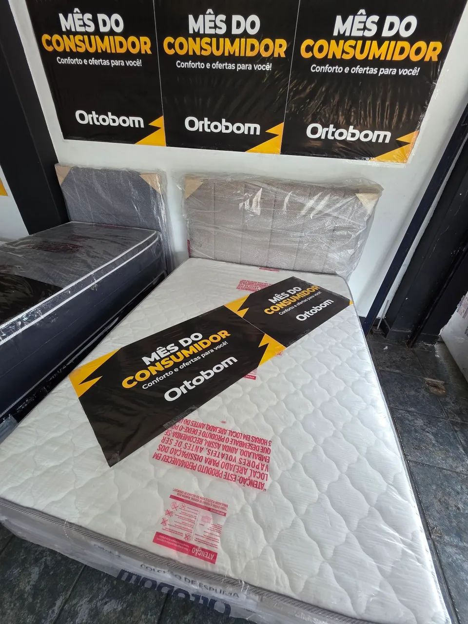 Colchão D65 Casal + Base Casal R$ 1.549,00  - Foto 3