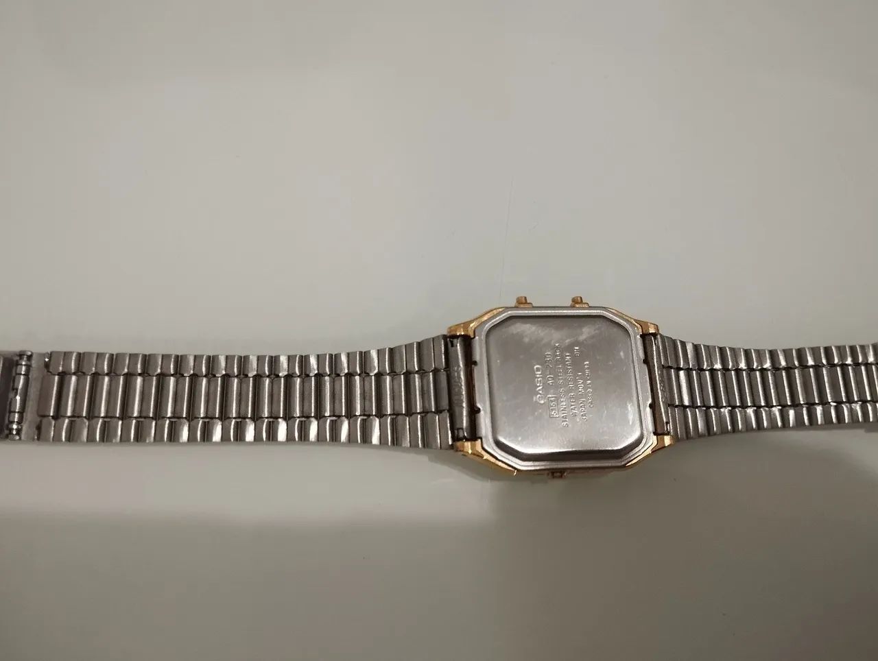 Relógio Casio Analógico e Digital Dourado - Foto 3