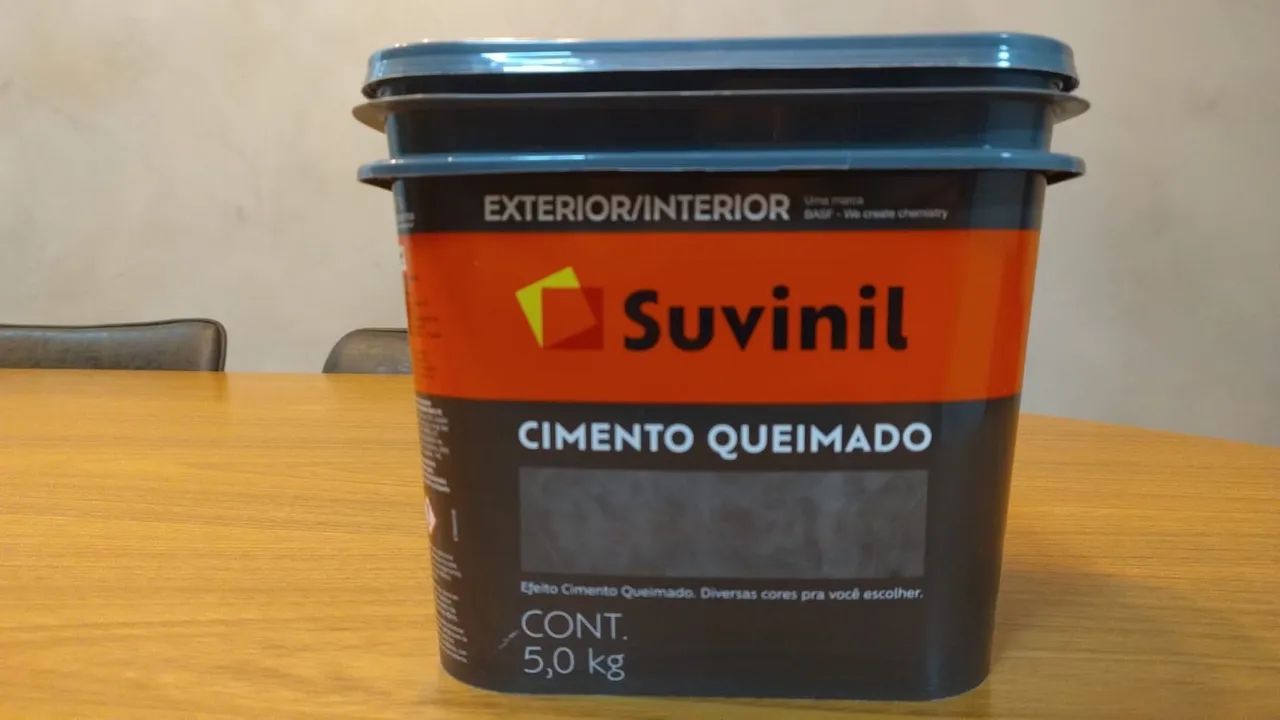Tinta Suvinil Cimento Queimado 5kg - Mais da metade da lata