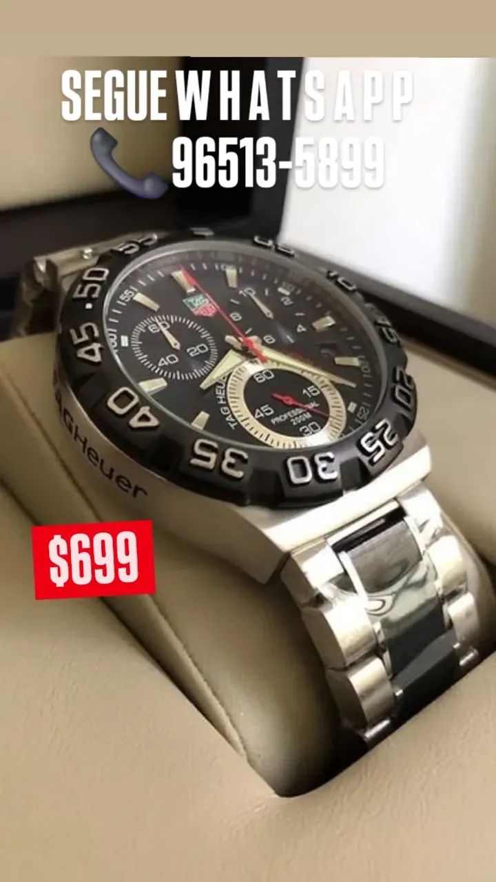 Relógio TAG HEUER F1 PROFESSIONAL MULTIFUNCIONAL 