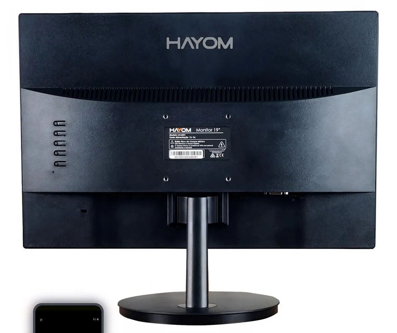 Monitor Led Widescreen HD Hayom 19 pol com. HDMI e VGA  - Foto 3
