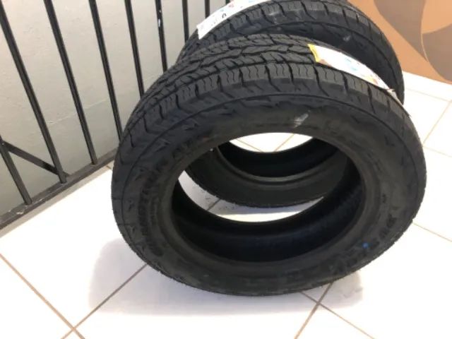 02 Pneus Zero, Dunlop GrandTrek AT5 92H medida 205/60/R16 só R$ 1.100,00  cont * - Foto 2