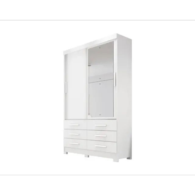  Guarda Roupa 2 Portas e 6 gavetas