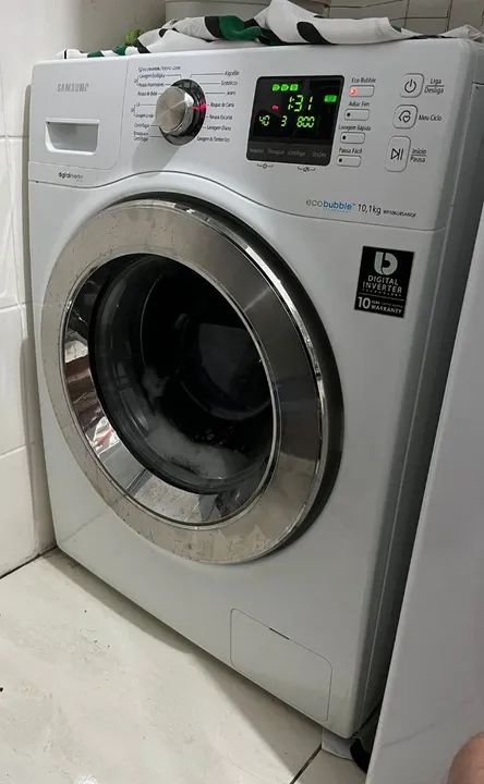 Máquina de Lavar Samsung EcoBubble 10,1kg