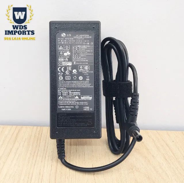 Fonte Carregador Notebook Lg 19V 3,42A