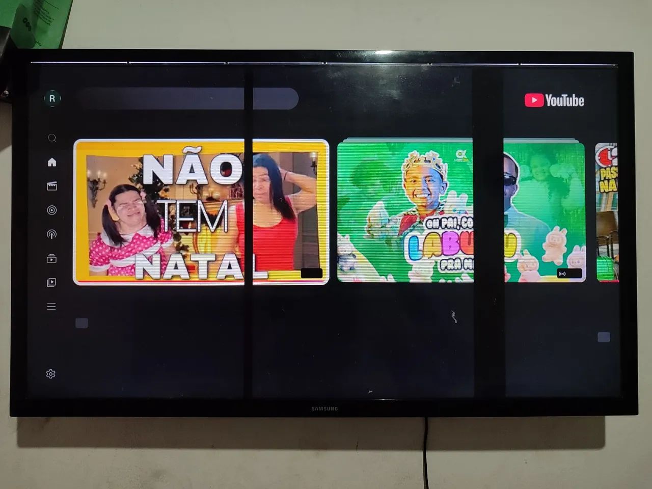 Vendo ou Troco TV Smart Com Listras 64167723023491120