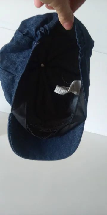 Boina com aba em jeans Lilica Ripilica com botons - Foto 4