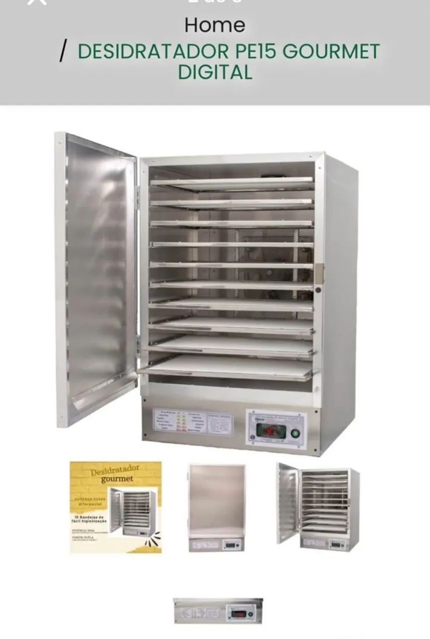 Desidratador Gourmet com 10 Bandejas - Novo! - Foto 3